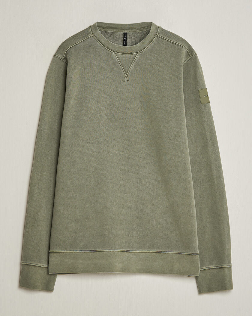 Sail Racing Wind Pigment Dyed Sweatshirt Mud Green – Green