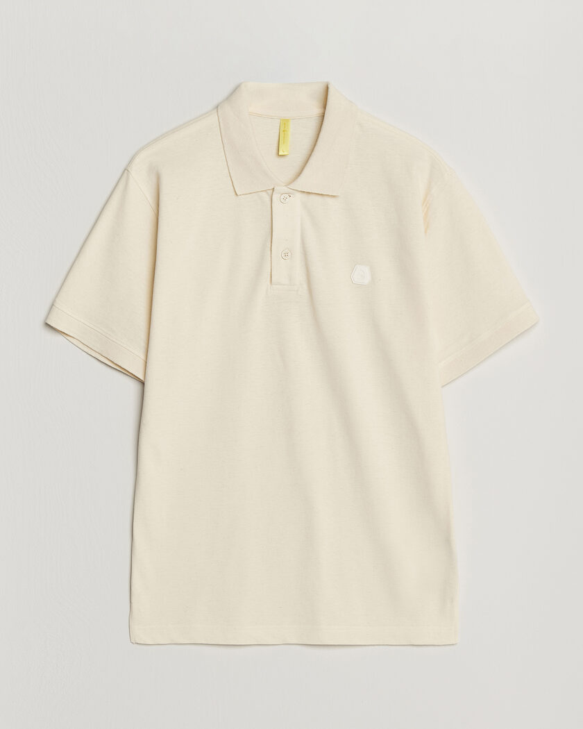 Sail Racing Tornado Cotton/Linen Pique Polo Off White – White
