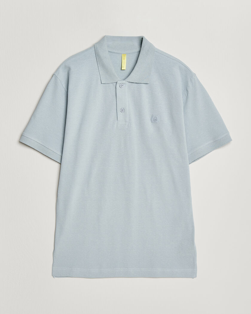 Sail Racing Tornado Cotton/Linen Pique Polo Ice Melt – Blue