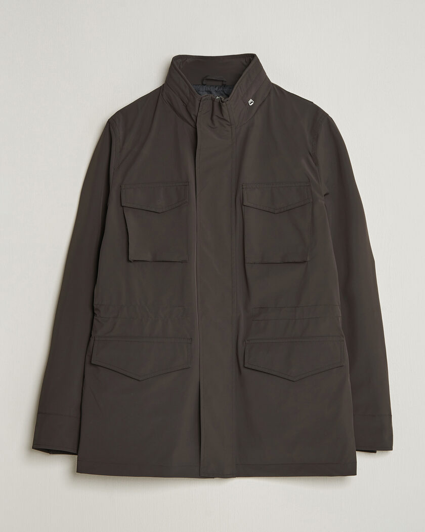 J.Lindeberg Aiden 2L Padded Field Jacket Black at CareOfCarl.com