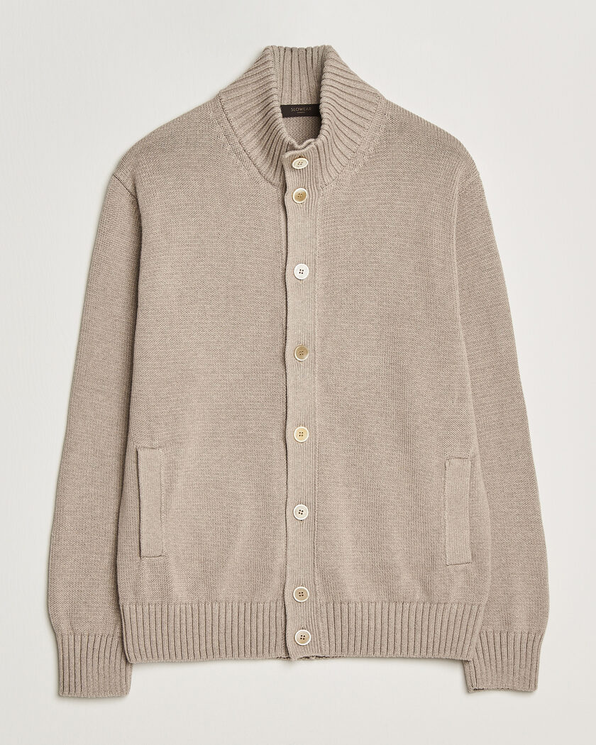 Auralee Shetland Wool/Cashmere Cardigan Black at CareOfCarl.com