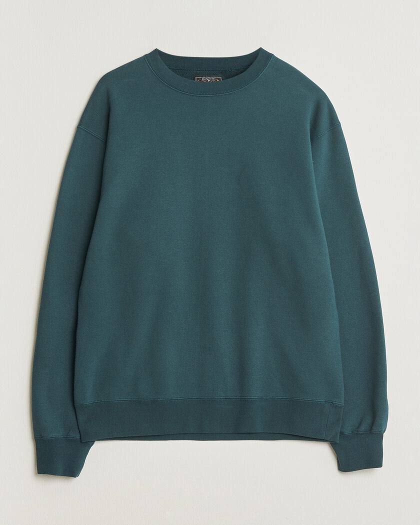 BEAMS PLUS Crew Sweat Dark Green – Green
