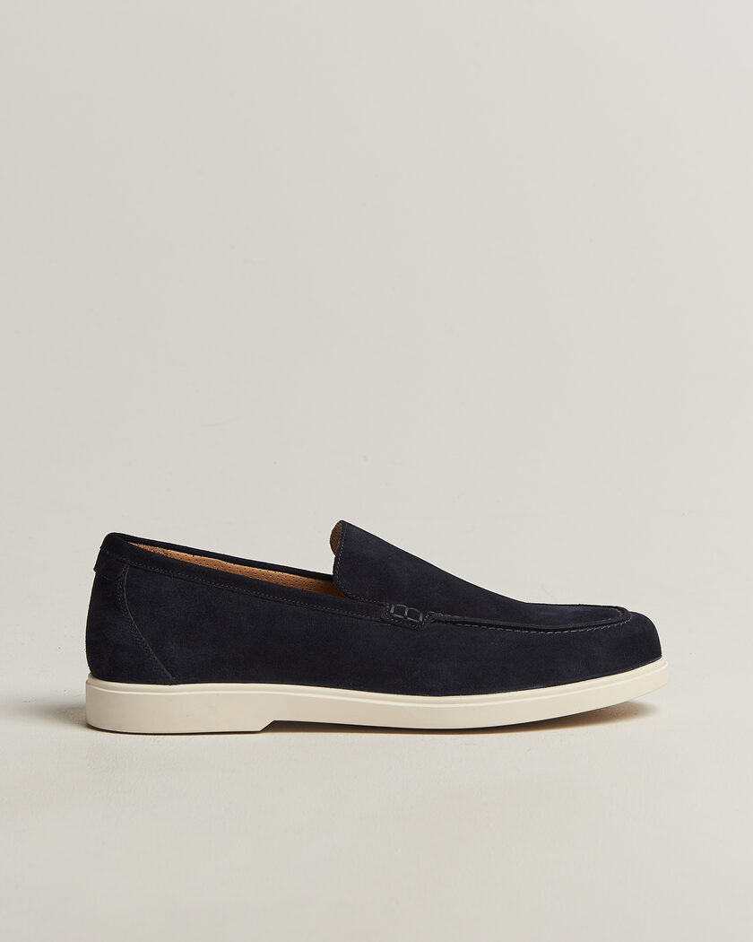 Loake Shoemakers Tuscany Suede Loafer Navy – Blue