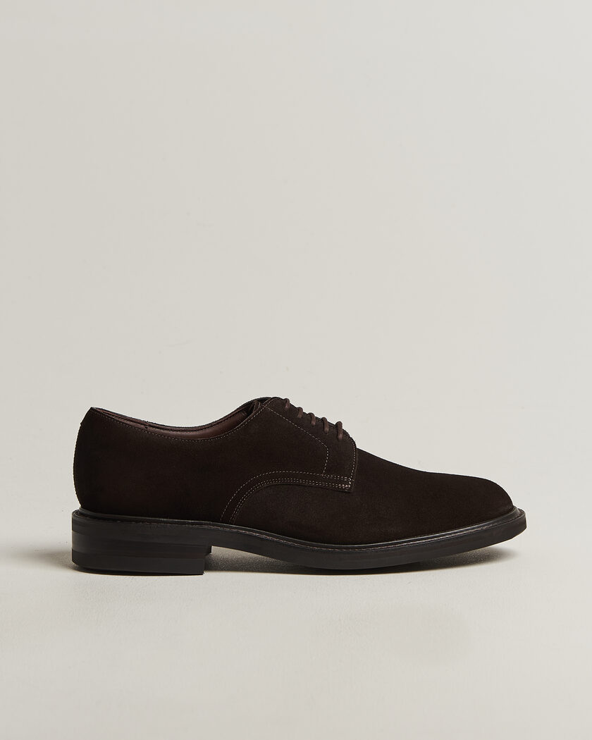 Solovair 3 Eye Gibson Shoe Black Grain at CareOfCarl.com
