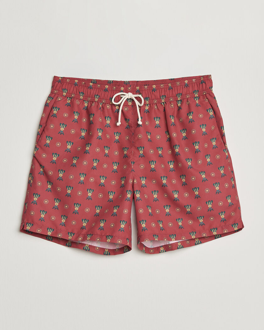 Ripa Ripa Printed Swimshorts Red – Red