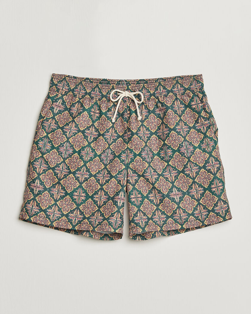 Ripa Ripa Printed Swimshorts Green/Red – Green