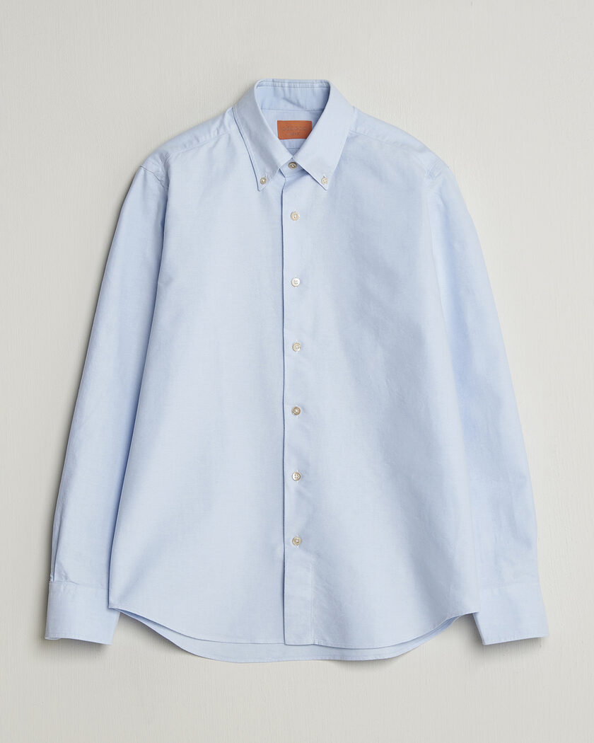 Grigio Oxford Button Down Shirt Light Blue – Blue