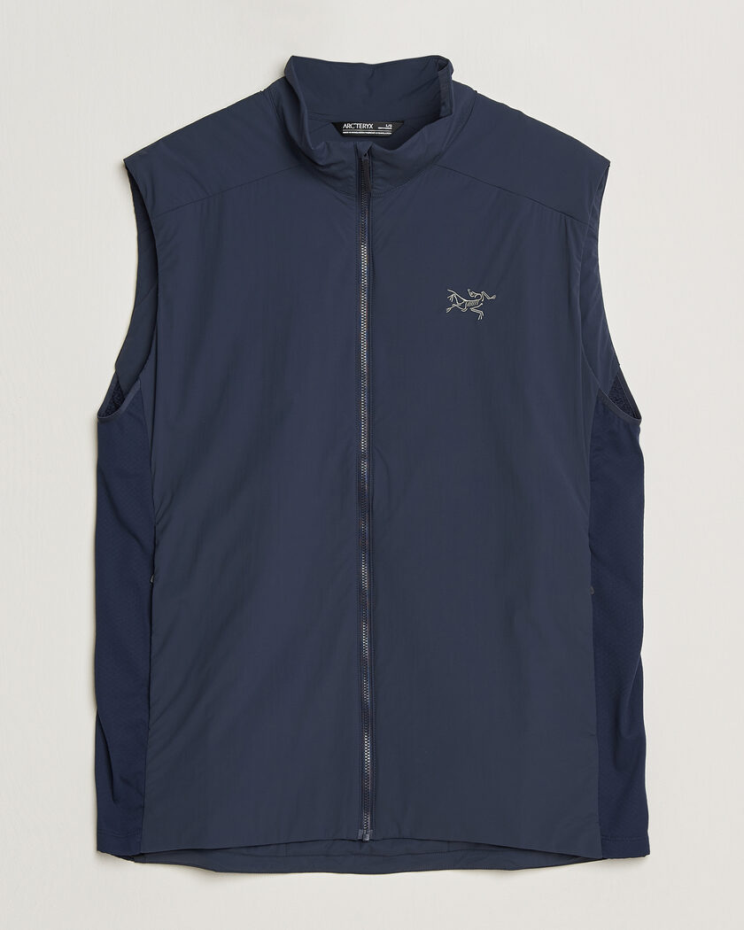 Stone Island Stellina Wool/Nylon Padded Vest Blue Marine at