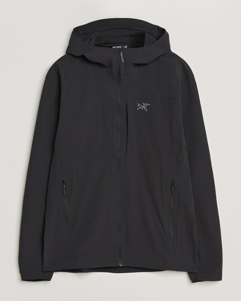 Peak Performance Treeline Shell Hooded Jacket Black at CareOfCarl.com