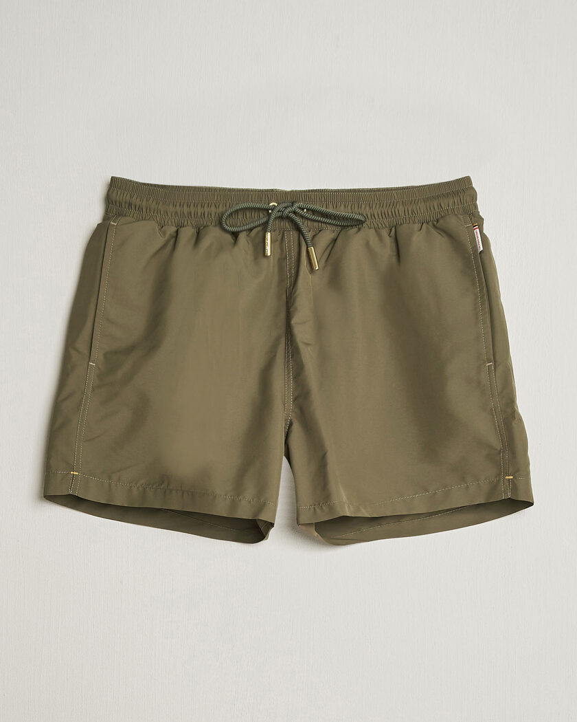Fedeli Madeira Swim Trunk Dark Green at CareOfCarl.com