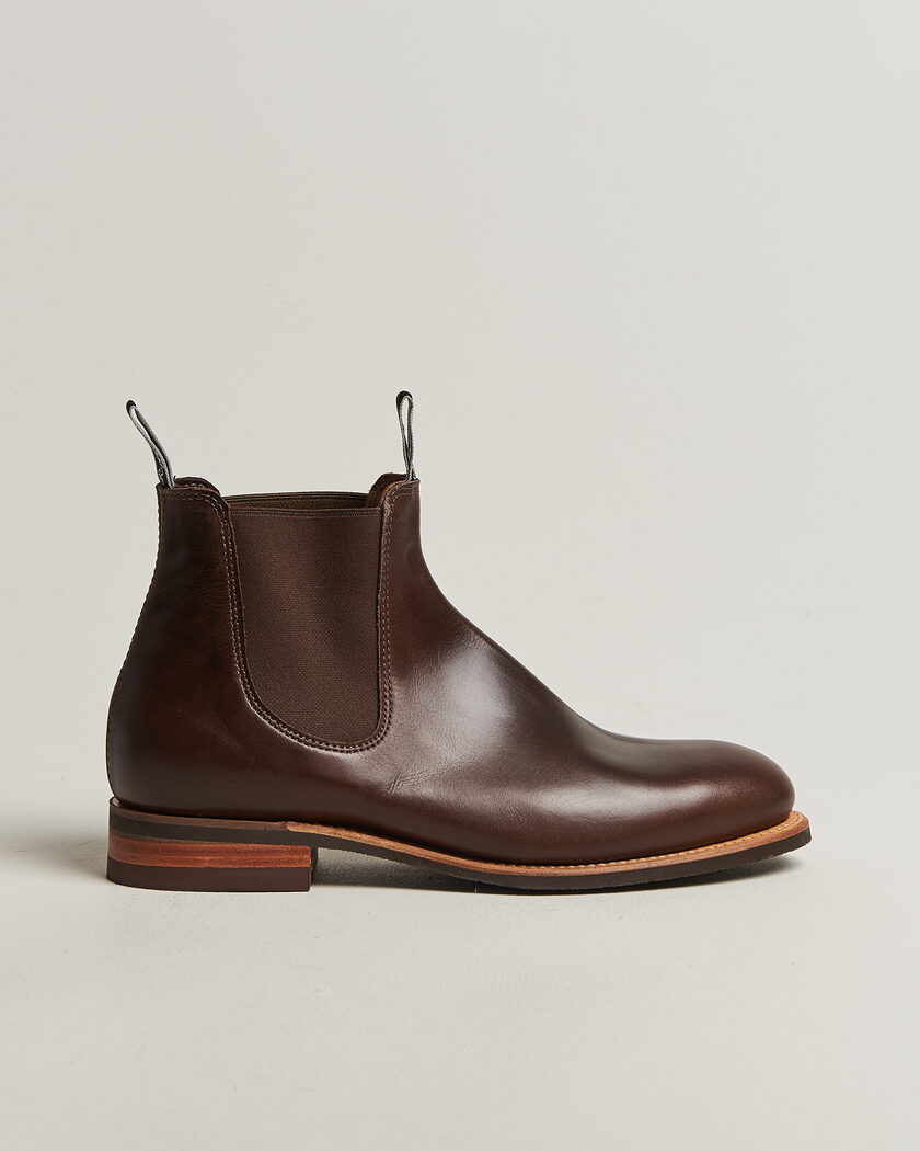 Crockett & Jones Chelsea 5 Black Rough-Out Suede at CareOfCarl.com