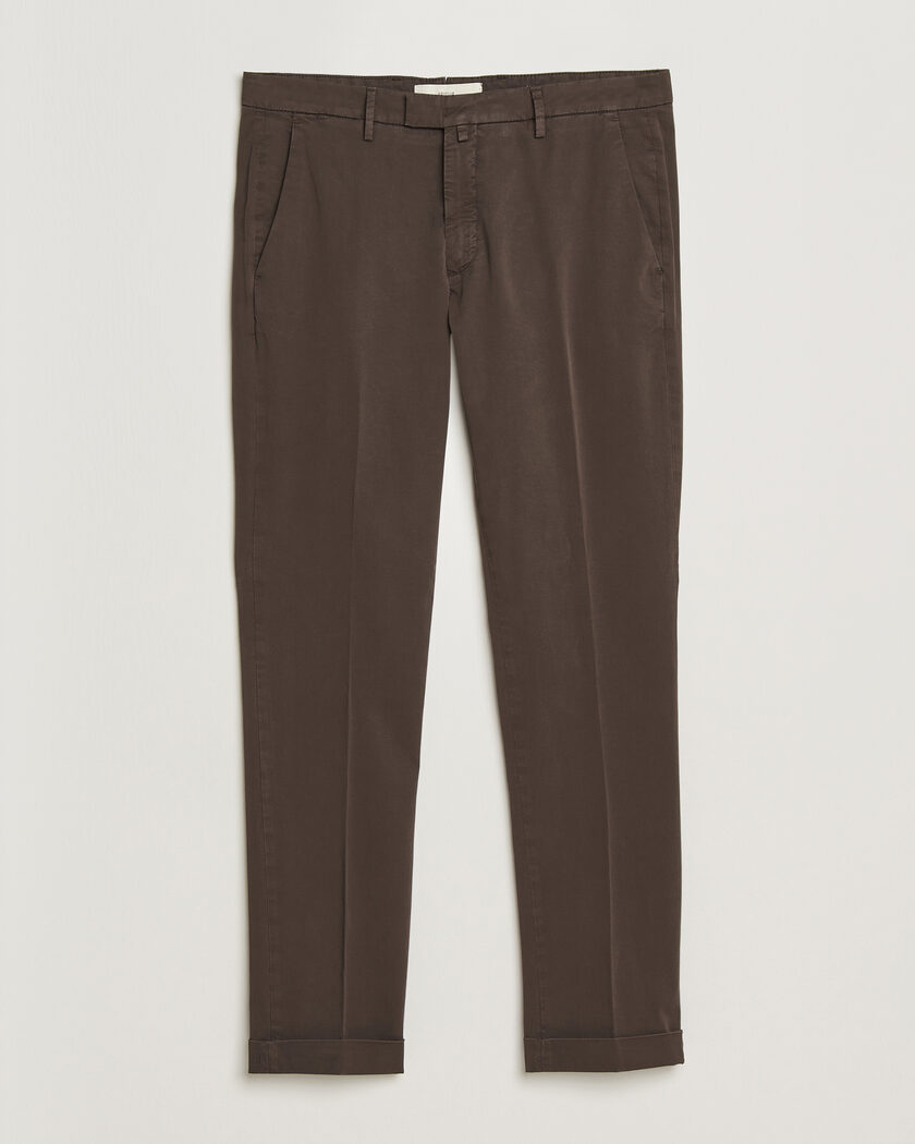 Briglia 1949 Slim Fit Cotton Chinos Brown – Brown