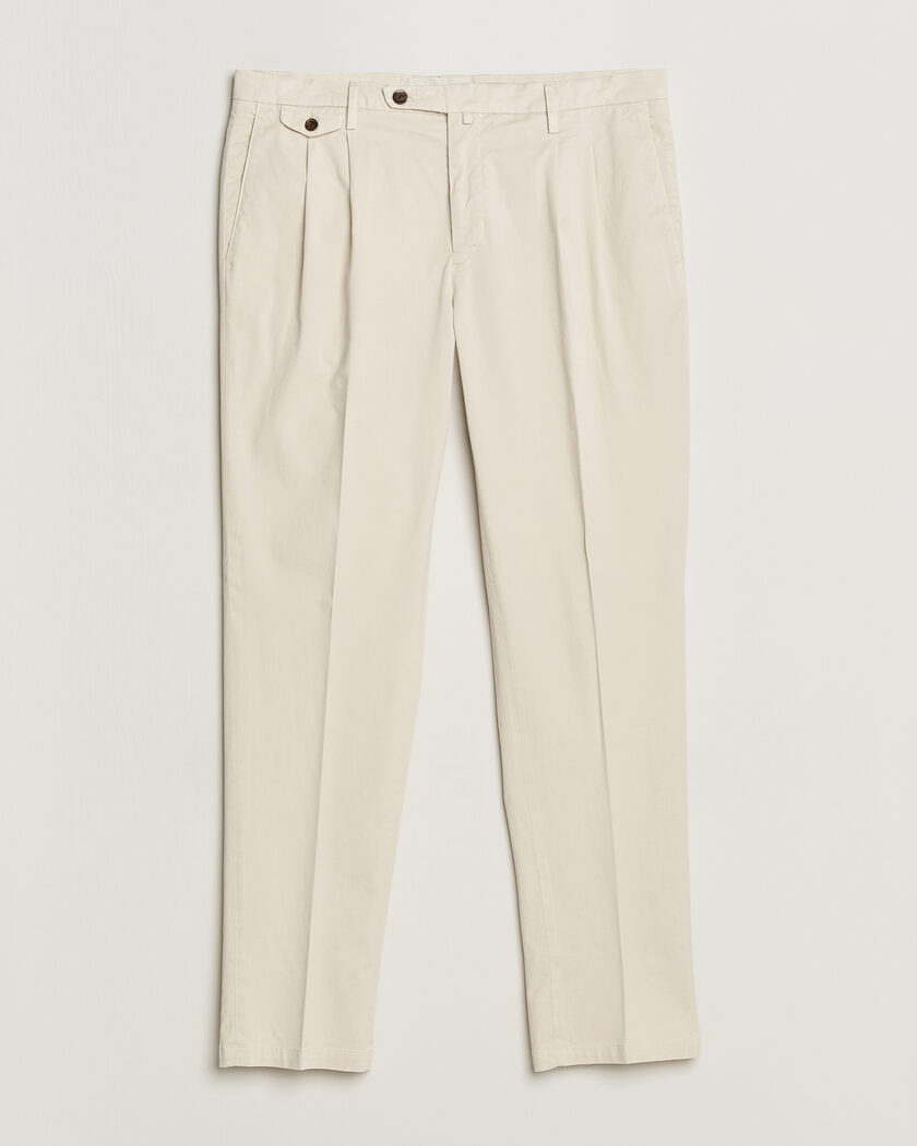 Auralee Washed Finx Chinos Ivory at CareOfCarl.com