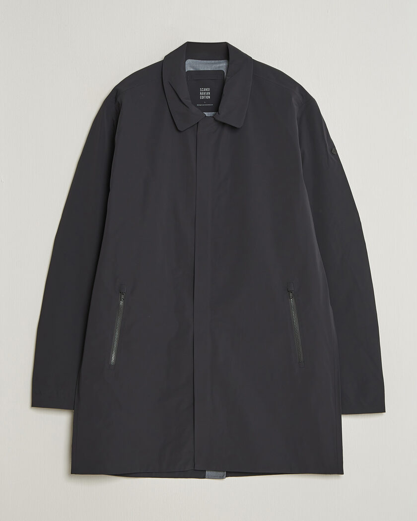 Sunflower Relaxed Nylon Coat Black at CareOfCarl.com