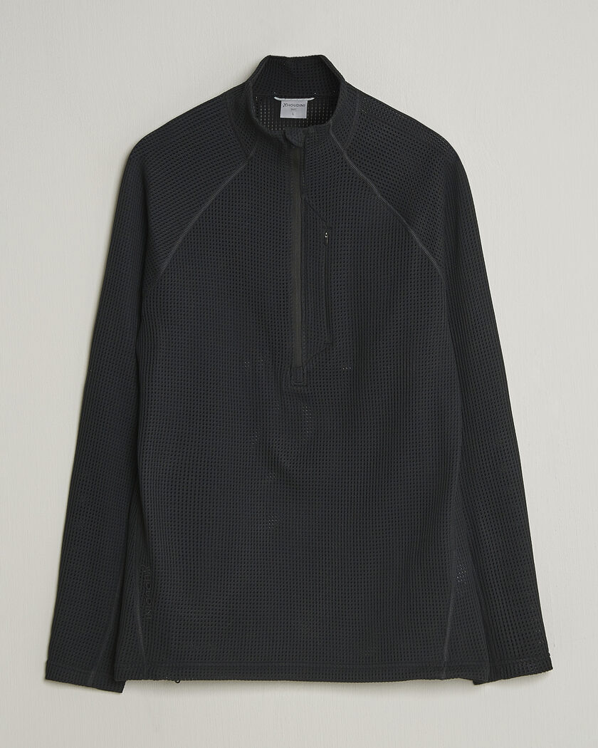 Houdini Pace Flow Half Zip True Black – Black