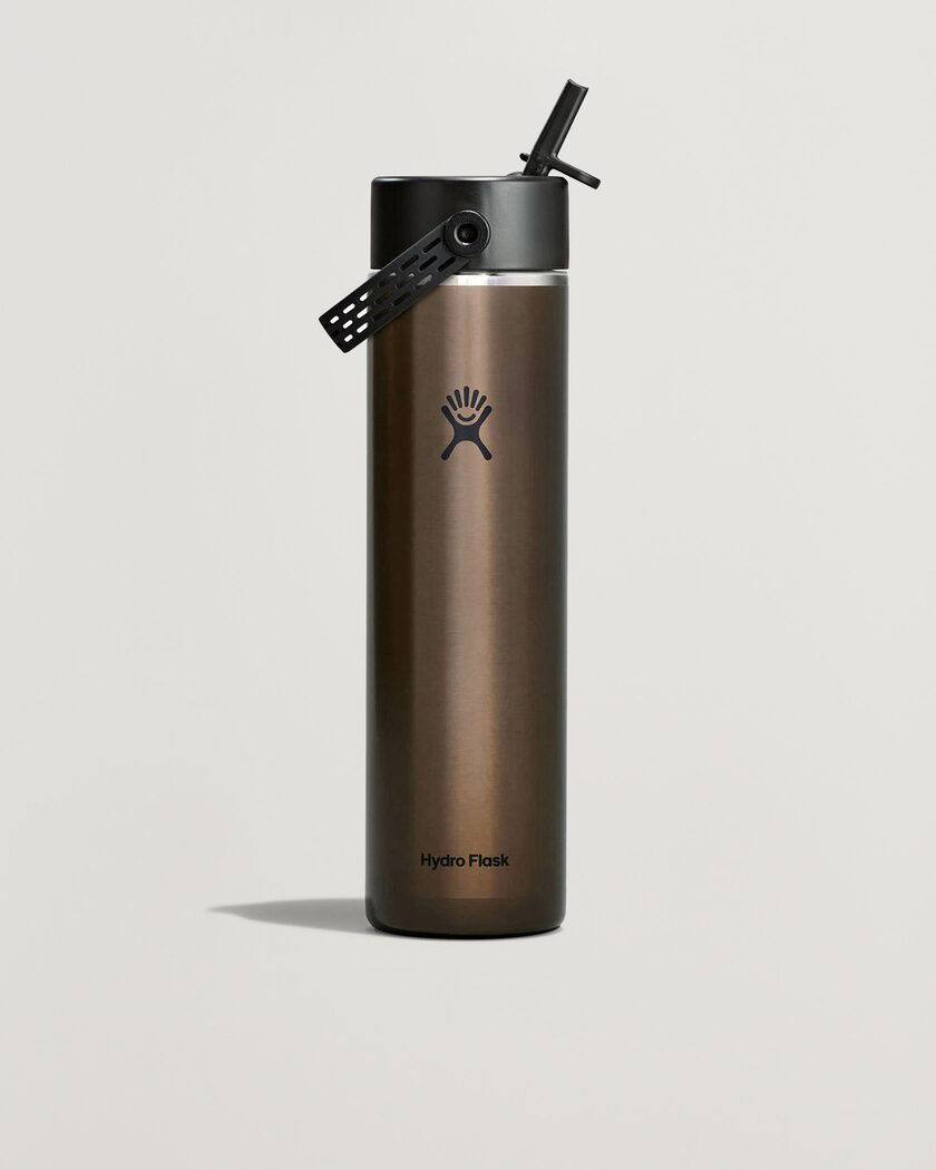 Hydro Flask Lightweight Flex Straw 24oz Bottle Obsidian – Brown