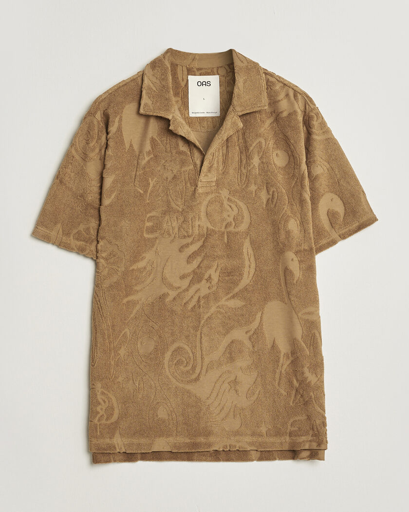 OAS Terry Polo Shirt Wendelo – Brown