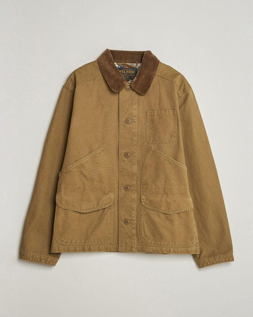 Filson Canvas Outfitter Jacket Kangaroo – Brown