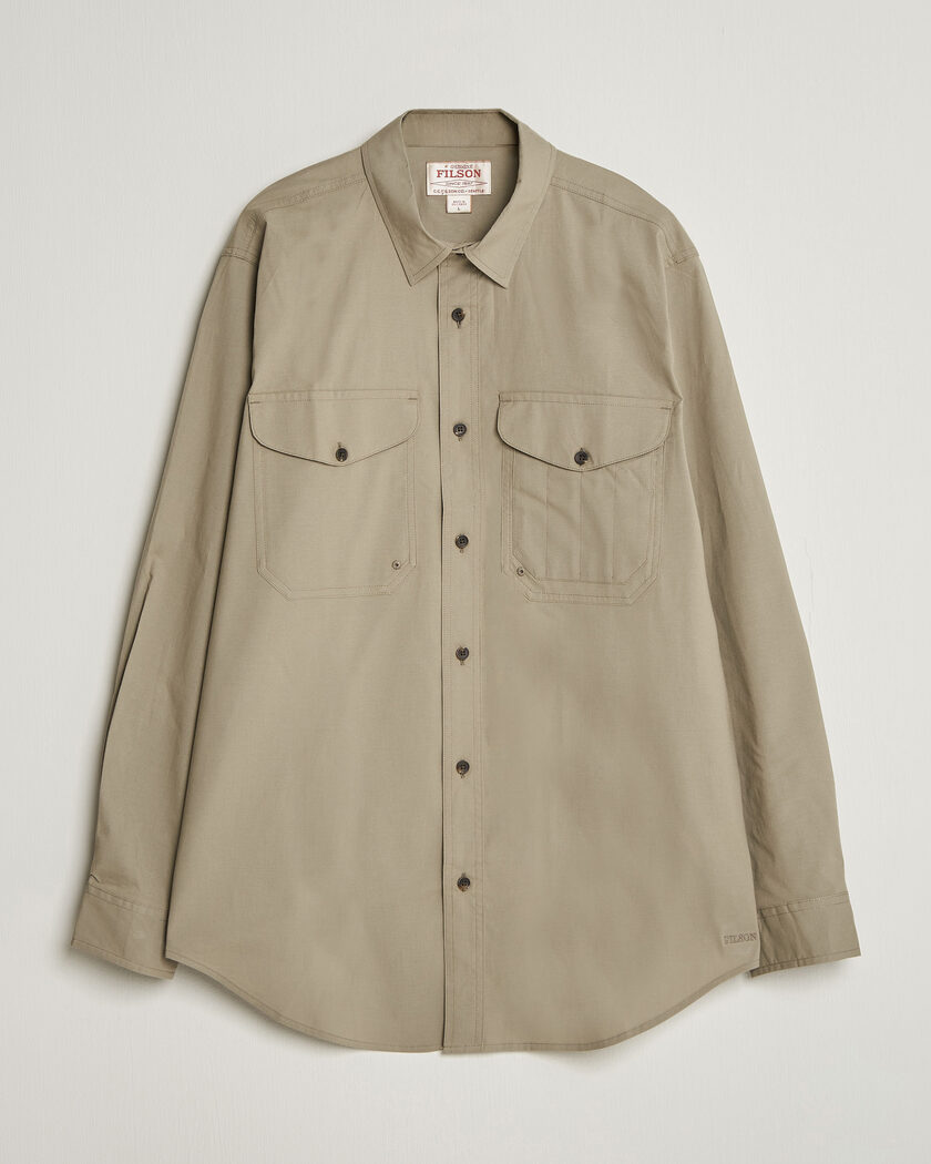 Auralee Superlight Wool Shirt Charcoal Check at CareOfCarl.com