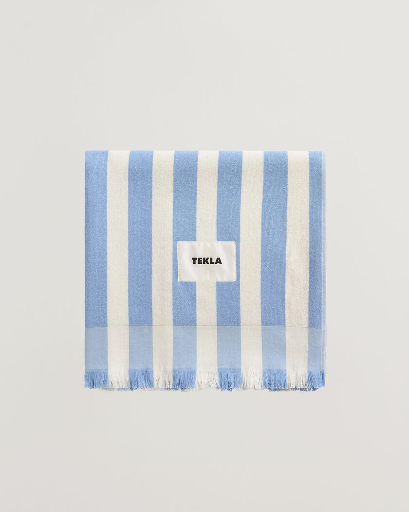 Tekla Organic Terry Beach Towel Moro Stripes – Multi-colour