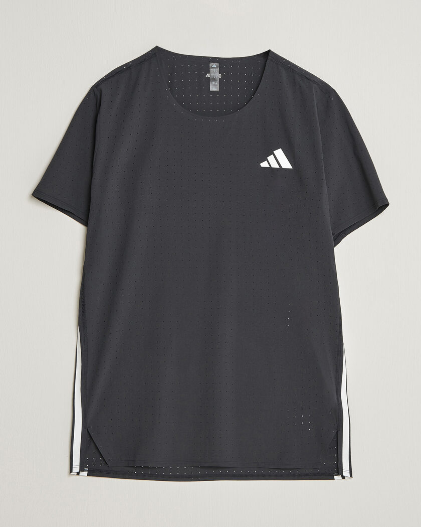 adidas Performance ADIZERO Running T-Shirt Black – Black