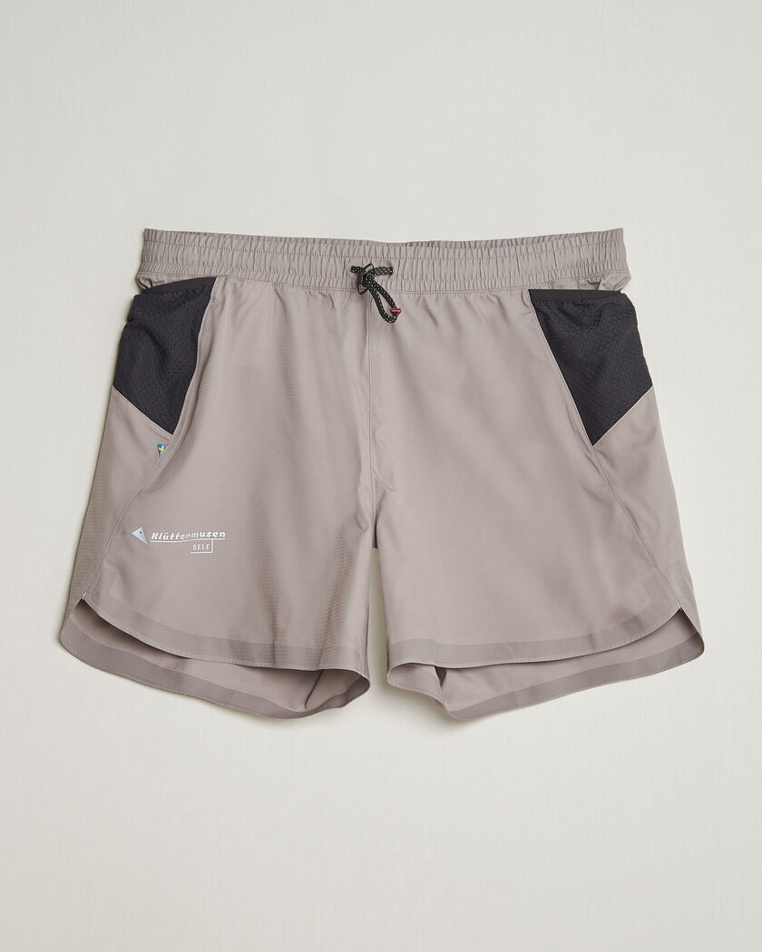 Klättermusen Bele Running Shorts Ridge Grey – Grey