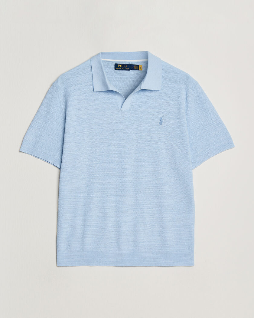 Polo Ralph Lauren Cotton Blend Polo Office Blue – Blue