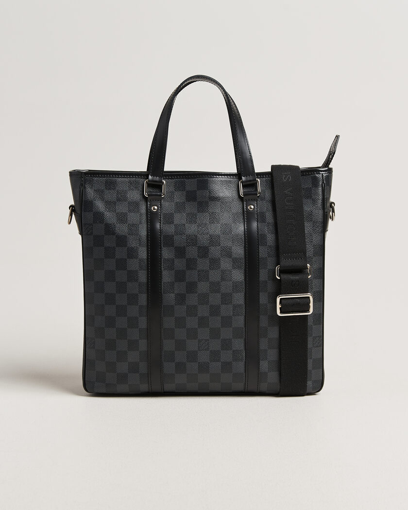 Louis Vuitton Pre-Owned Tadao Tote bag PM Damier Graphite – Grey