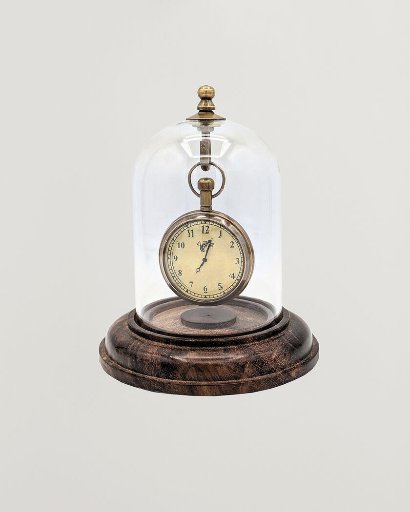 Authentic Models Bell Jar Clock 