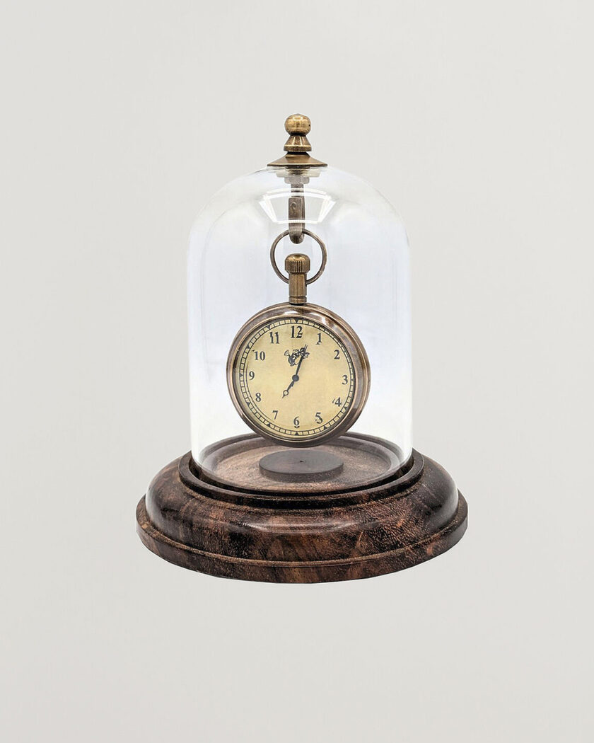 Authentic Models Bell Jar Clock 