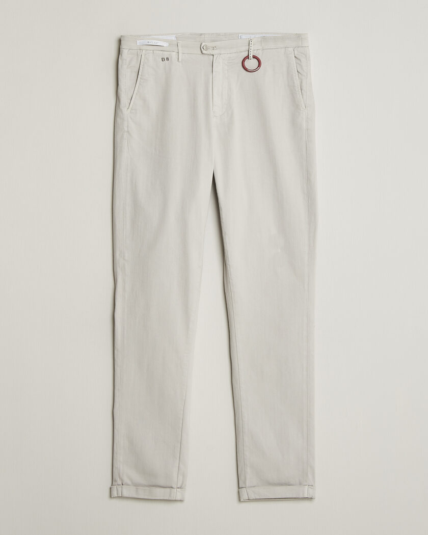 Tramarossa Luis Superstrech Cotton Chino Ice – White