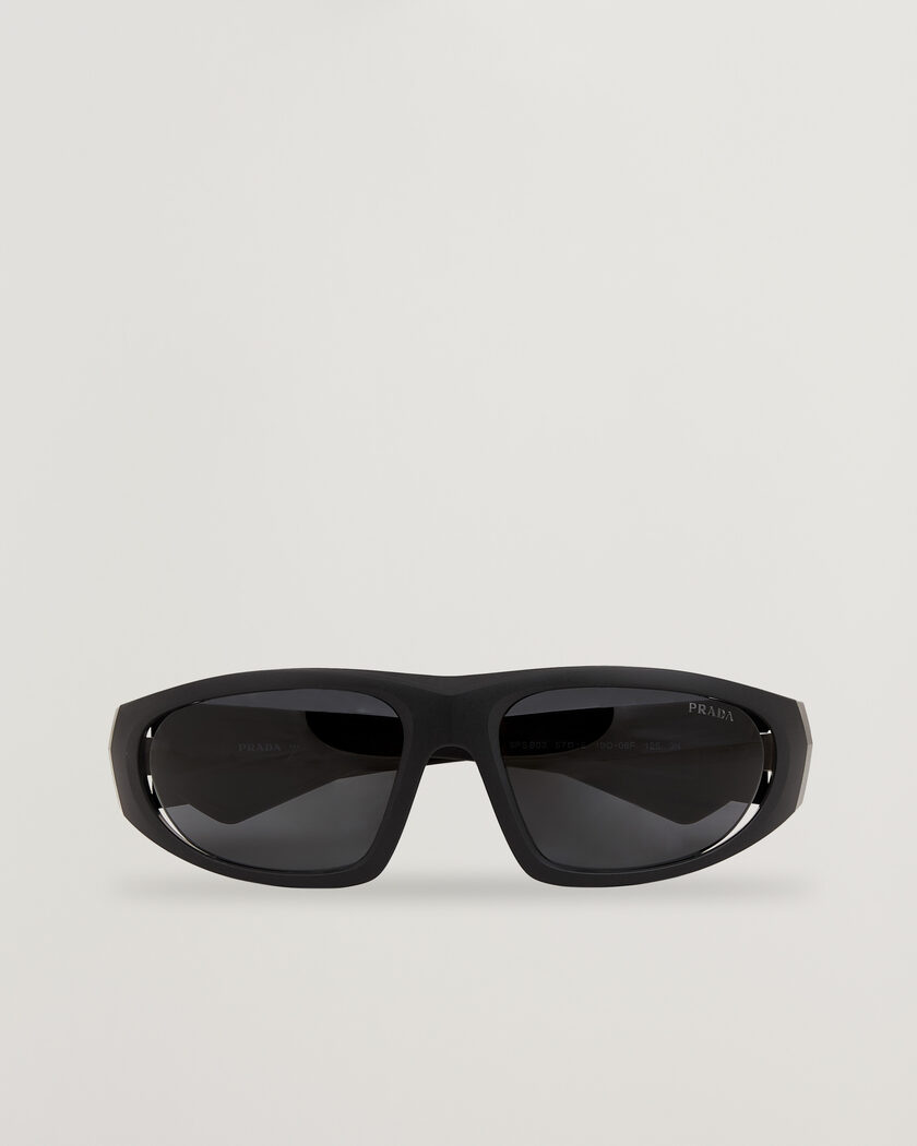 Prada Linea Rossa 0PS B03S Sunglasses Matte Black – Black