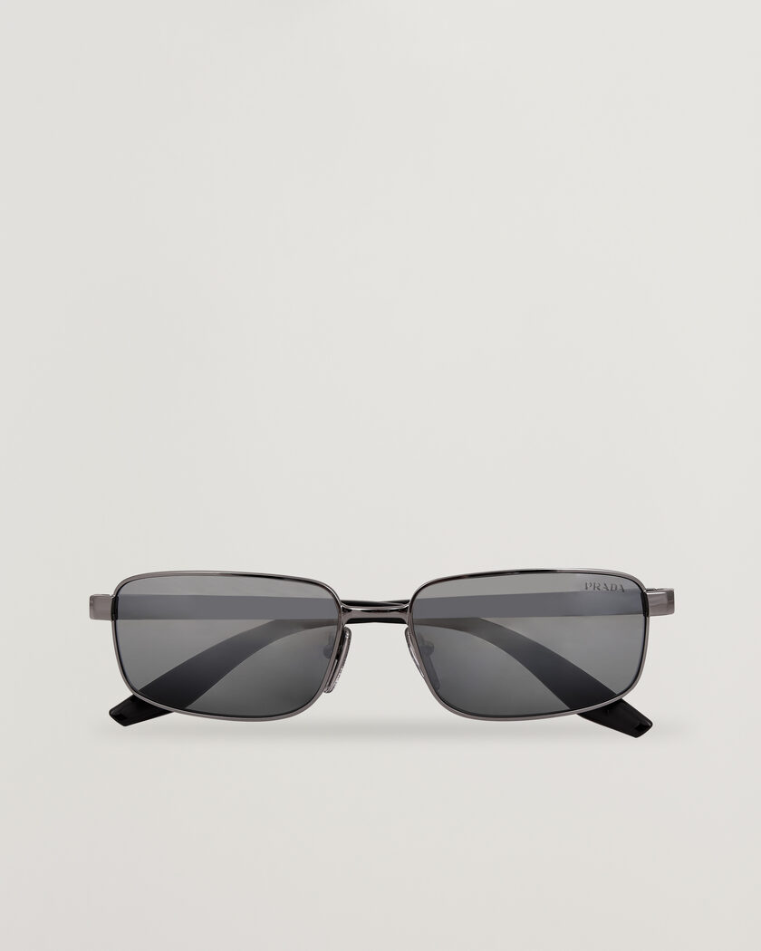 Prada Linea Rossa 0PS 03XS Sunglasses Blue/Red Mirror Lens at