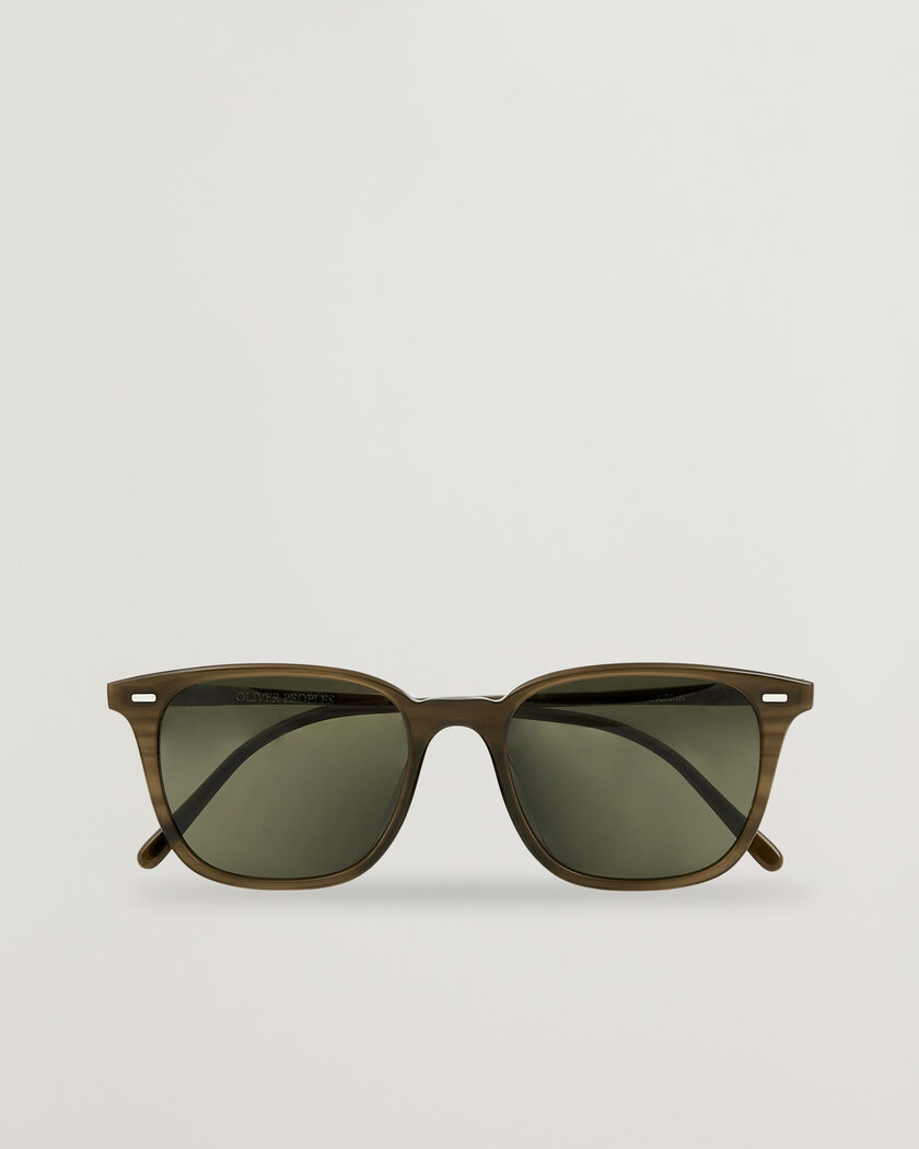 Garrett Leight Kinney 49 Sunglasses Transparent/Green at