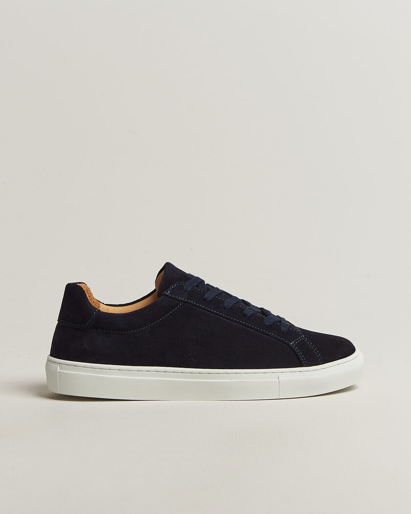 Myrqvist Oaxen Monochrome III Sneakers Navy Suede at CareOfCarl.com