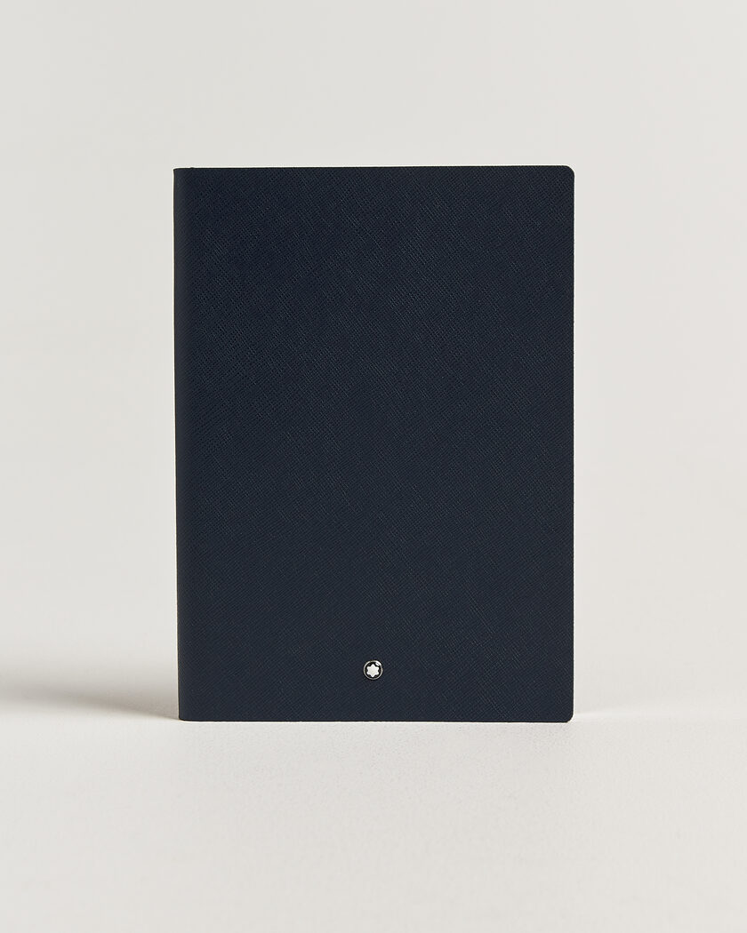 Montblanc Sartorial Leather Medium Notebook, Lined Blue – Blue