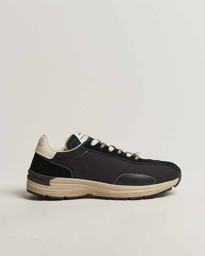  Stepney Workers Club Legion Suede Twill Sneaker Black – Black