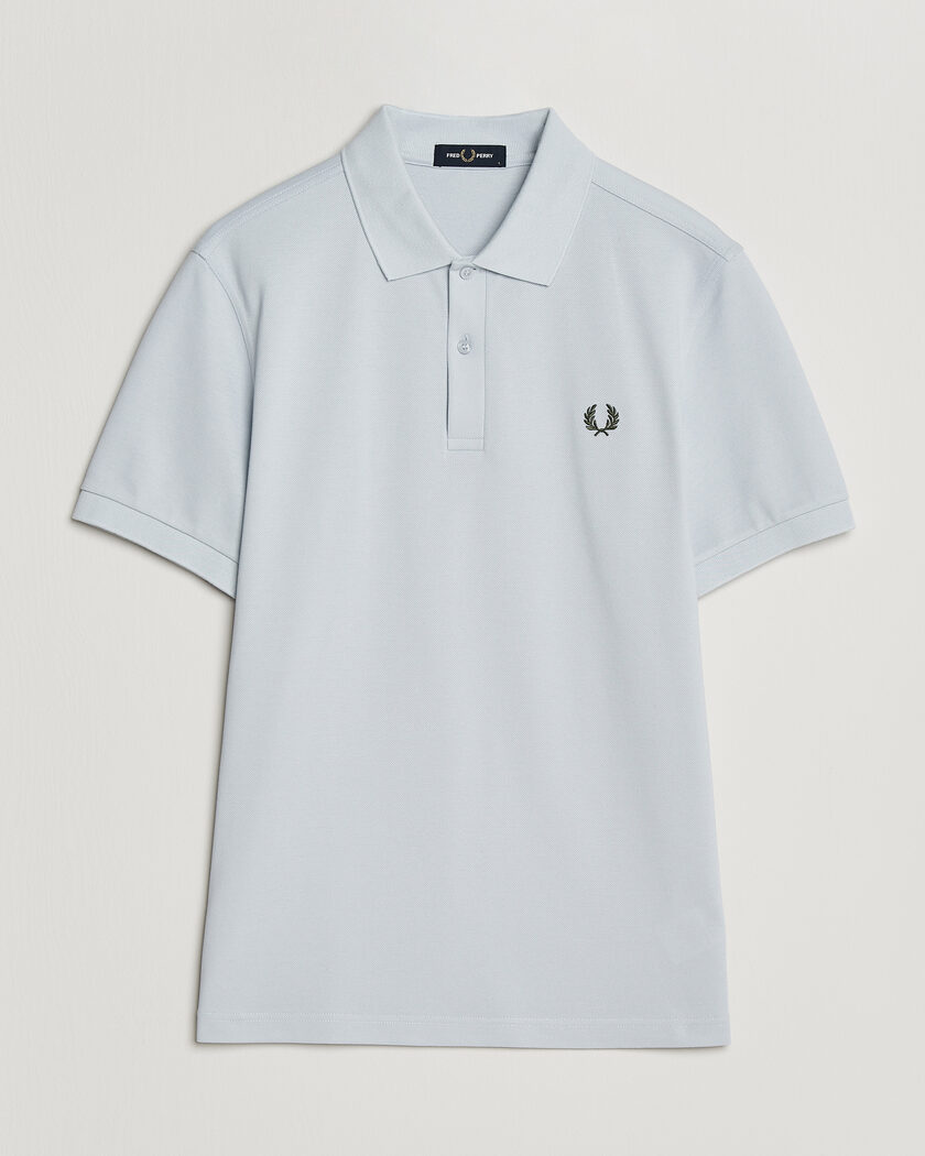 Fred Perry Plain Polo Shirt Dusty Blue – Blue