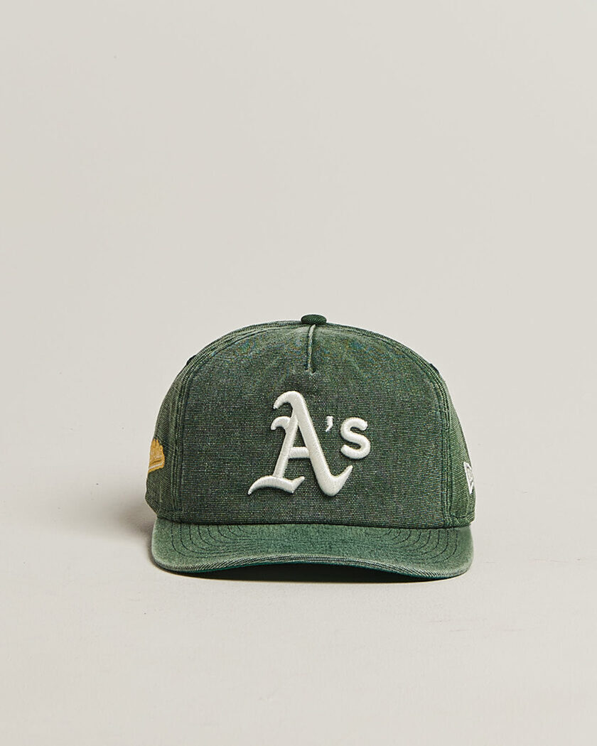 New Era 9Twenty Washed Cotton Cap Oakland Athletics  – Green