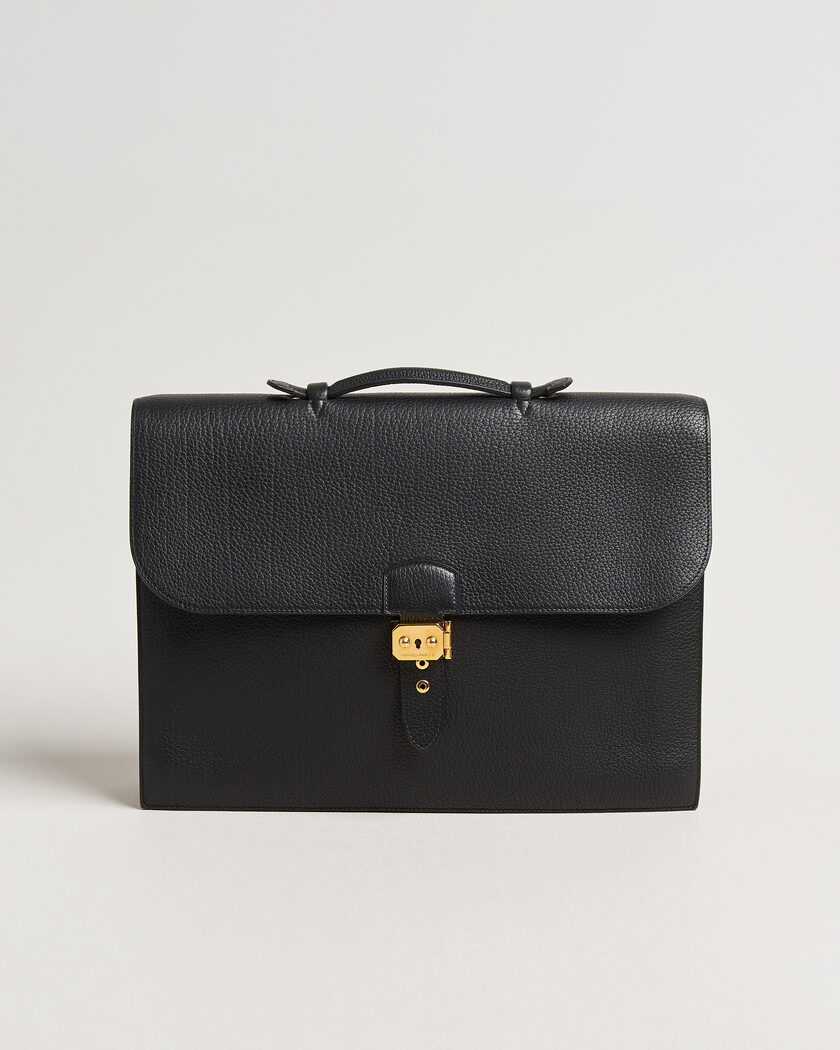 Hermès Pre-Owned Sac à Dépêches 41 Black – Black