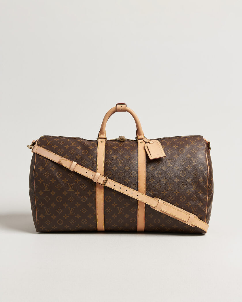 Louis Vuitton Pre-Owned Keepall 55 Bandouliére Monogram – Brown