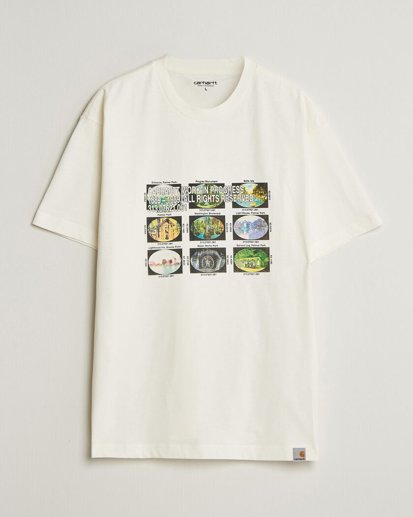 Carhartt WIP Coordinates Printed T-Shirt Wax – White