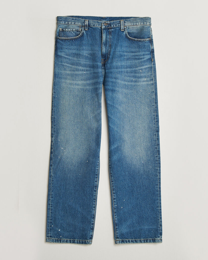 Carhartt WIP Landon Distressed Pant Blue – Blue