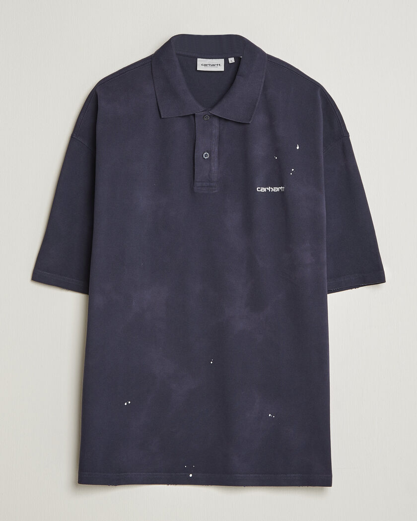 Carhartt WIP Delrey Polo Blue Stripe at CareOfCarl.com