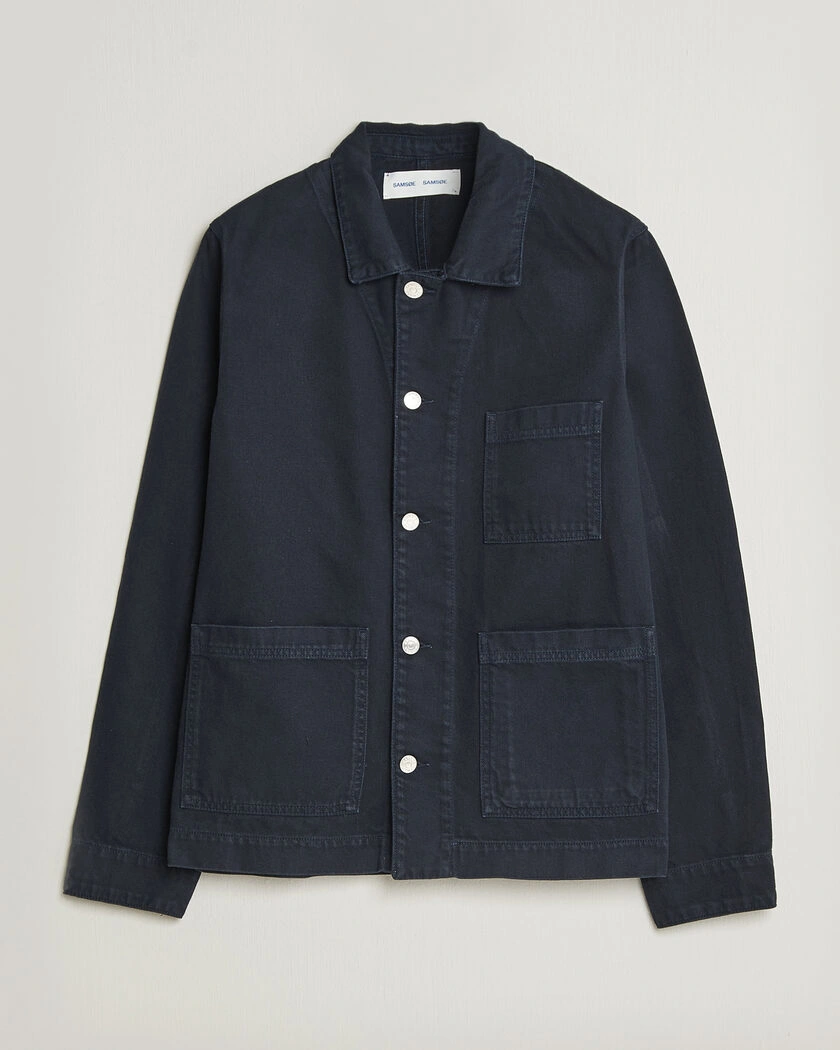 Samsøe Samsøe New Worker Overshirt Salute Navy – Blue