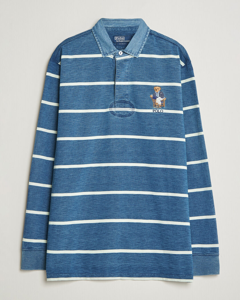 Polo Ralph Lauren Jersey Striped Rugger Yellow/Classic Azure at