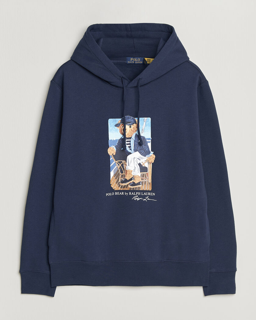 Polo Ralph Lauren Newport Bear Hoodie Navy – Blue