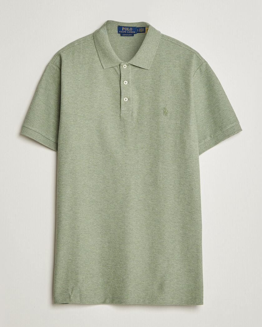 Polo Ralph Lauren Honeycomb Texture Polo Greenery Heather – Green