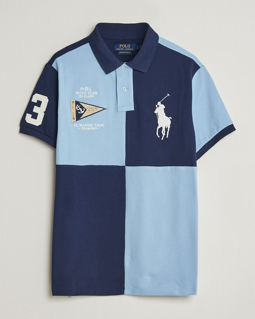 John Smedley Adrian Slim Fit Sea Island Polo Sea Glass at