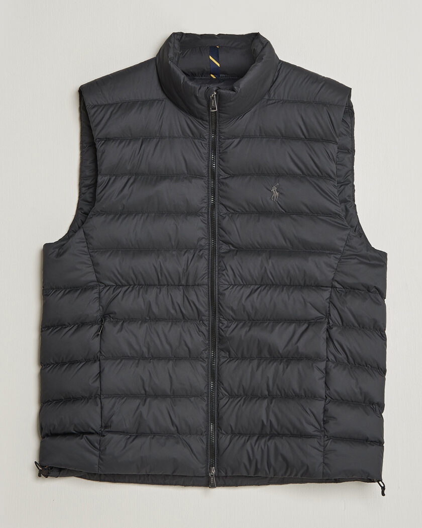 Polo Ralph Lauren Quilted Matt Vest Polo Black – Black